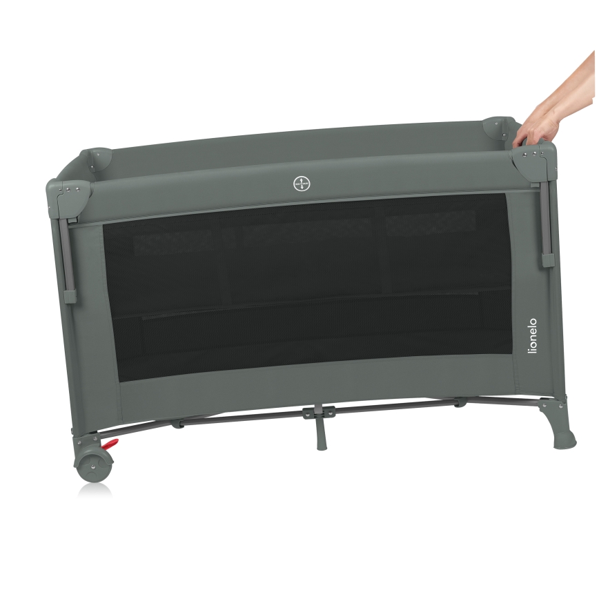 Lionelo - Letto da viaggio 3 in 1 ELLEN Green Sage