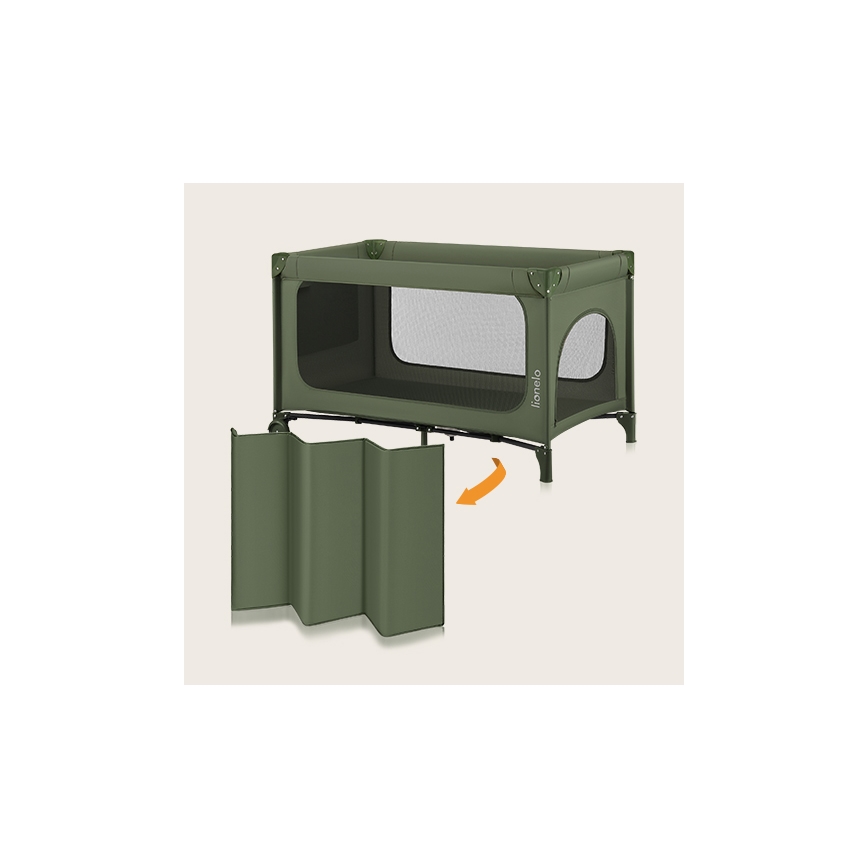 Lionelo - Letto da viaggio JASMIN EASY FOLD Verde Olive