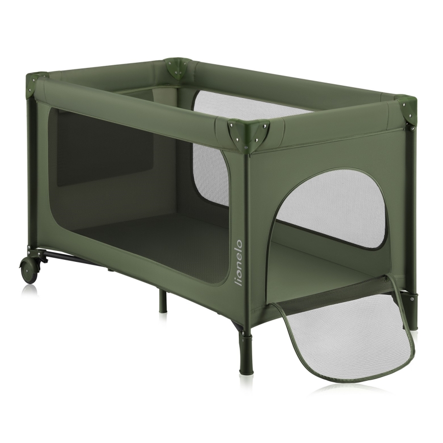 Lionelo - Letto da viaggio JASMIN EASY FOLD Verde Olive