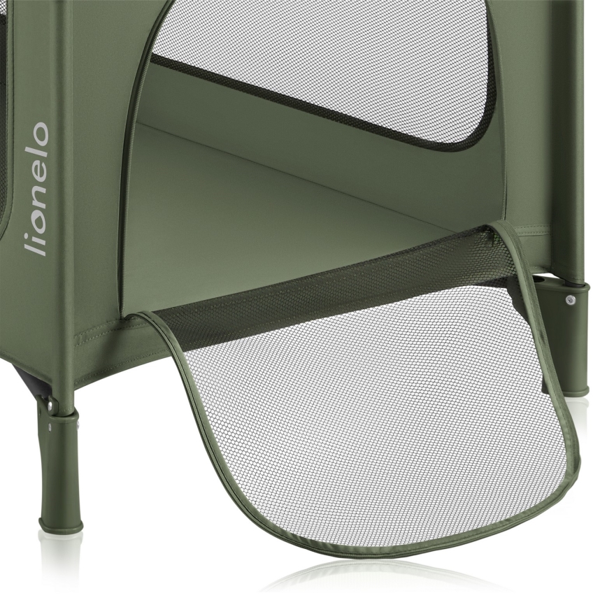 Lionelo - Letto da viaggio JASMIN EASY FOLD Verde Olive