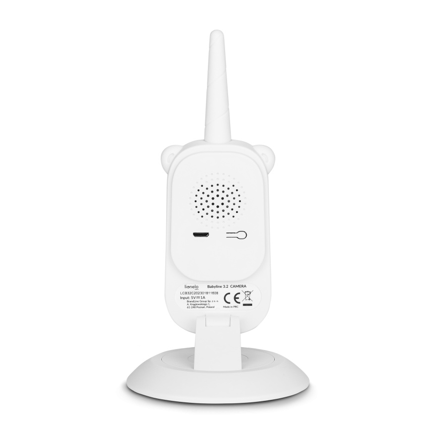 Lionelo - Monitor per bambini con videocamera BABYLINE CAMERA 3.2 5V