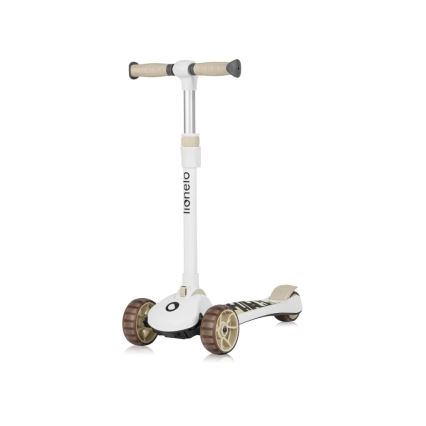 Lionelo - Monopattino per bambini 2 in 1 FRANKY bianco/beige
