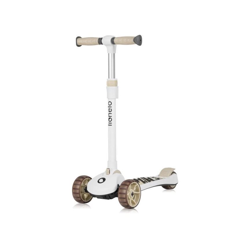 Lionelo - Monopattino per bambini 2 in 1 FRANKY bianco/beige