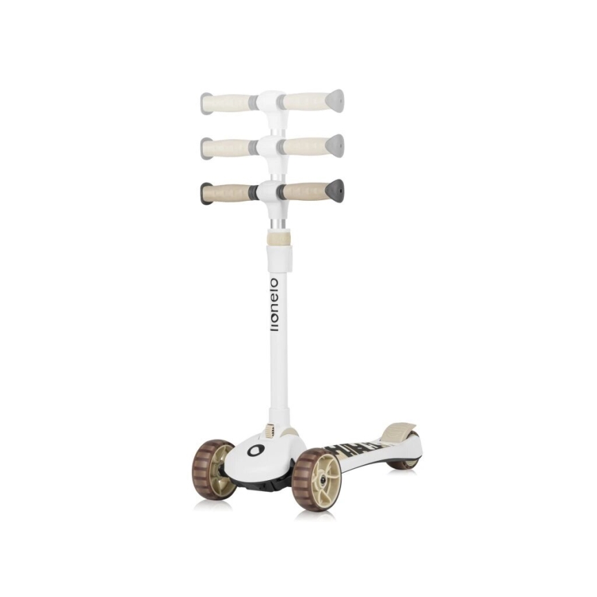 Lionelo - Monopattino per bambini 2 in 1 FRANKY bianco/beige