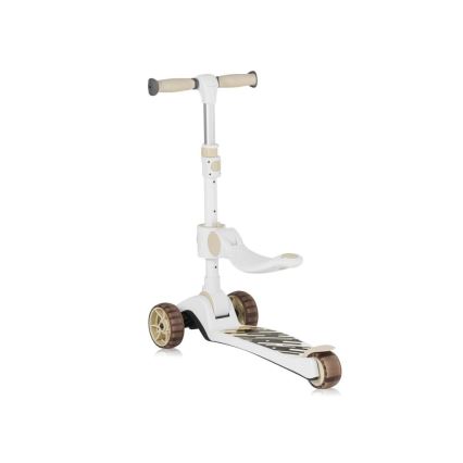 Lionelo - Monopattino per bambini 2 in 1 FRANKY bianco/beige