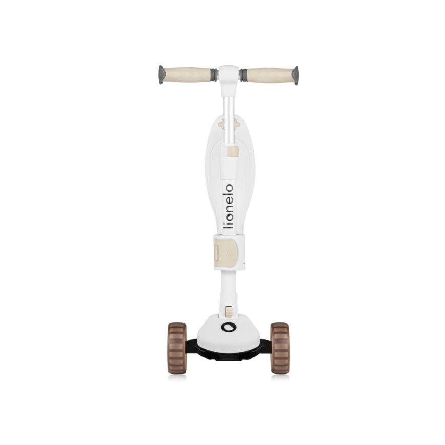 Lionelo - Monopattino per bambini 2 in 1 FRANKY bianco/beige