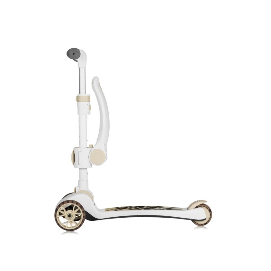 Lionelo - Monopattino per bambini 2 in 1 FRANKY bianco/beige