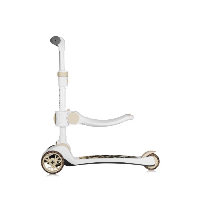 Lionelo - Monopattino per bambini 2 in 1 FRANKY bianco/beige