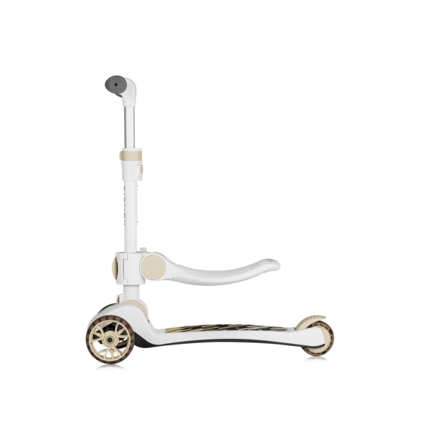 Lionelo - Monopattino per bambini 2 in 1 FRANKY bianco/beige