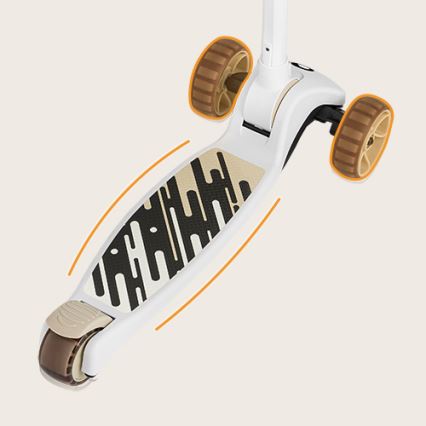 Lionelo - Monopattino per bambini 2 in 1 FRANKY bianco/beige