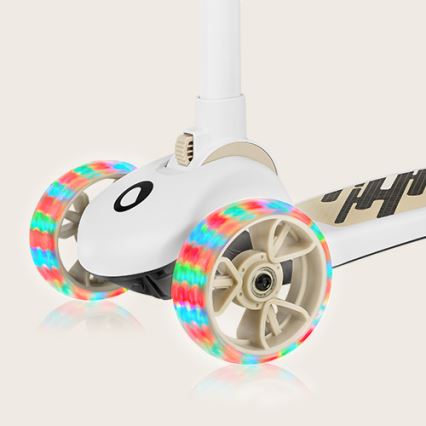 Lionelo - Monopattino per bambini 2 in 1 FRANKY bianco/beige
