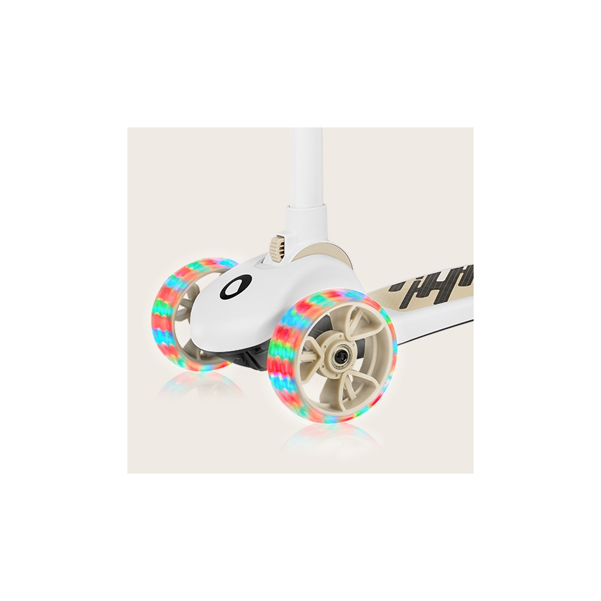Lionelo - Monopattino per bambini 2 in 1 FRANKY bianco/beige