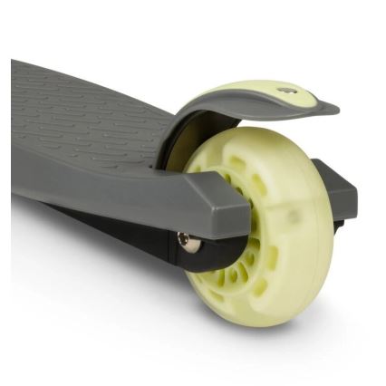 Lionelo - Monopattino per bambini JESSY 3xAA grigio/verde