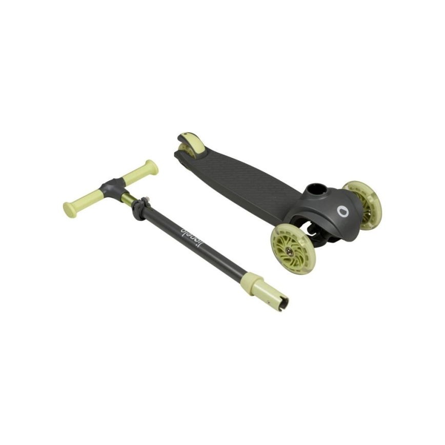 Lionelo - Monopattino per bambini JESSY 3xAA grigio/verde