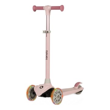Lionelo - Monopattino per bambini JESSY 3xAA rosa