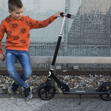 Lionelo - Monopattino per bambini LUCA nero