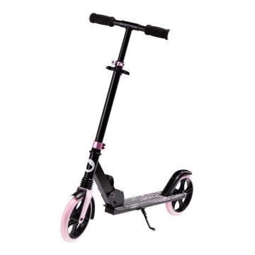 Lionelo - Monopattino per bambini LUCA nero/rosa