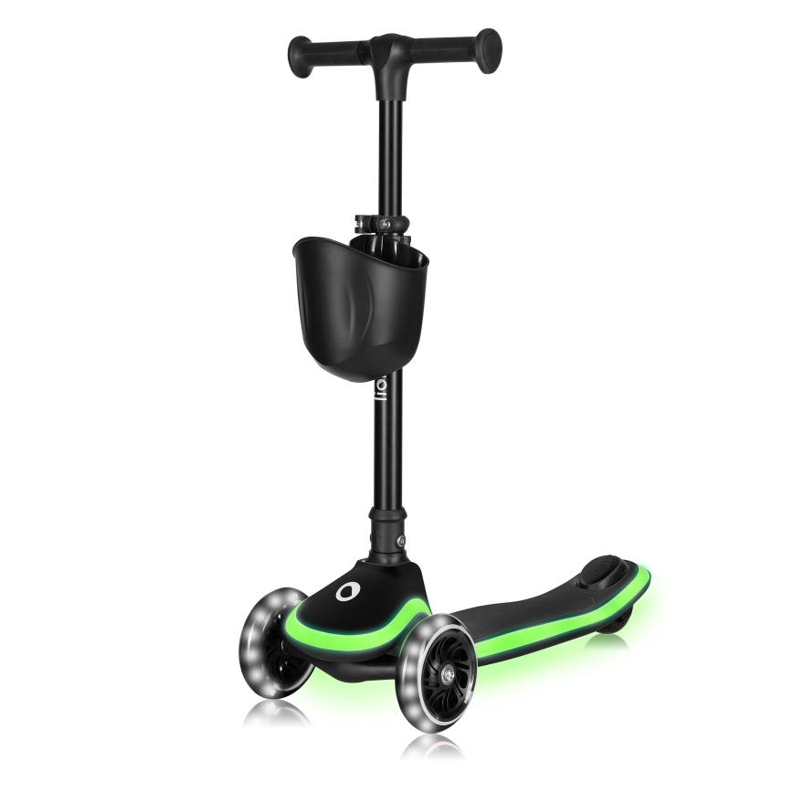 Lionelo - Monopattino per bambini MEY 3xAAA Nero Onice