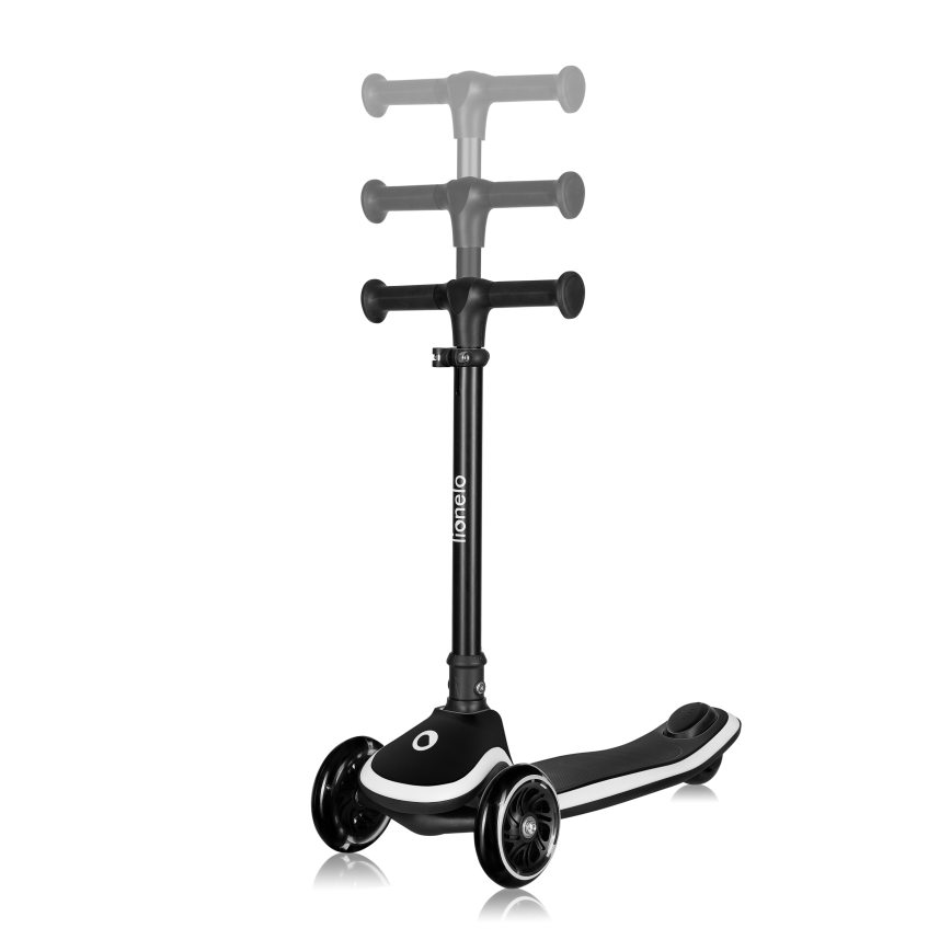 Lionelo - Monopattino per bambini MEY 3xAAA Nero Onice