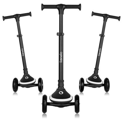 Lionelo - Monopattino per bambini MEY 3xAAA Nero Onice