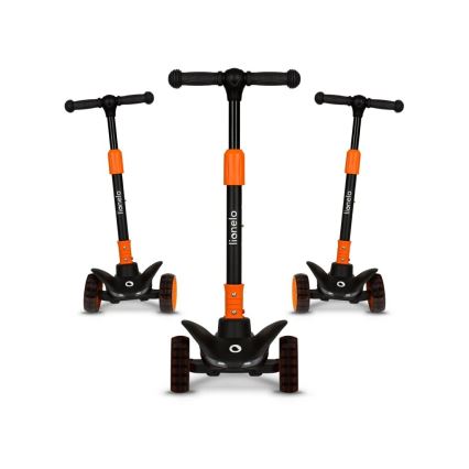 Lionelo - Monopattino per bambini TIMMY 3xAA arancione/nero
