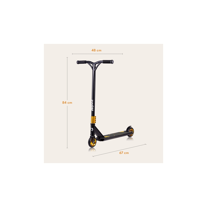 Lionelo - Monopattino per bambini WHIZZ nero