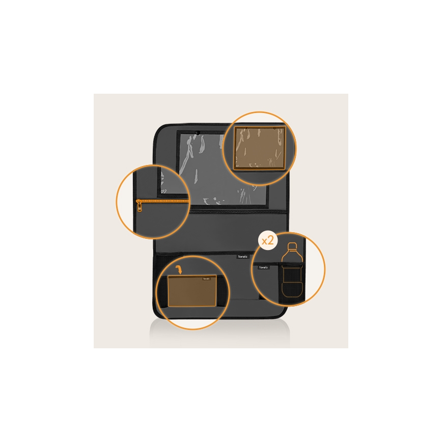 Lionelo - Organizer per auto SEAT ORGANIZER Grigio