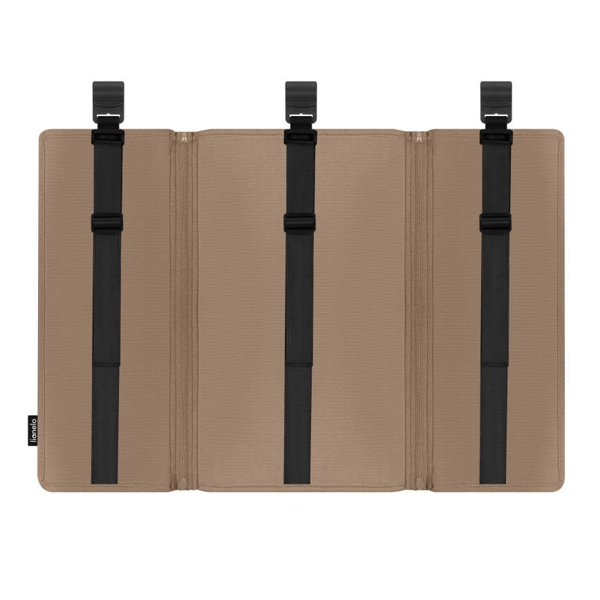 Lionelo - Organizer per lettino 3 in 1 SIDEPOCKET Beige