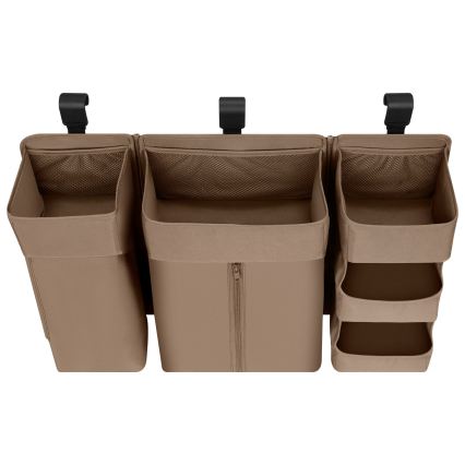 Lionelo - Organizer per lettino 3 in 1 SIDEPOCKET Beige