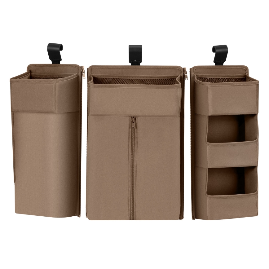 Lionelo - Organizer per lettino 3 in 1 SIDEPOCKET Beige
