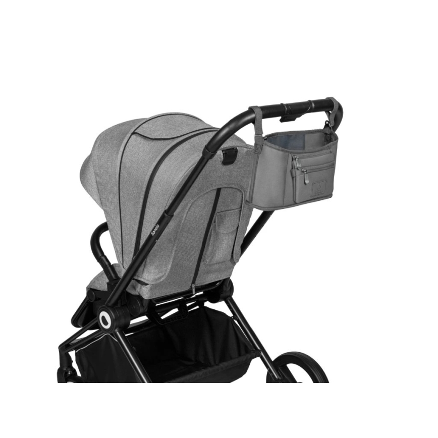 Lionelo - Organizer per passeggino LITTLE CUBE Grigio Pietra