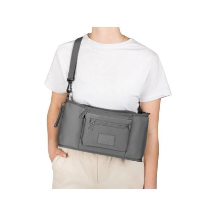 Lionelo - Organizer per passeggino LITTLE CUBE Grigio Pietra