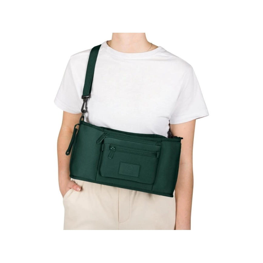 Lionelo - Organizer per passeggino LITTLE CUBE Verde Foresta