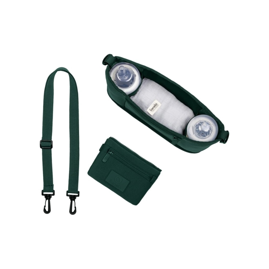 Lionelo - Organizer per passeggino LITTLE CUBE Verde Foresta