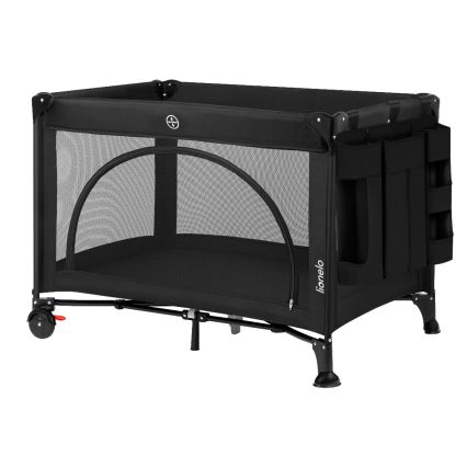 Lionelo - Organizzatore per lettino 3 in 1 SIDEPOCKET Nero