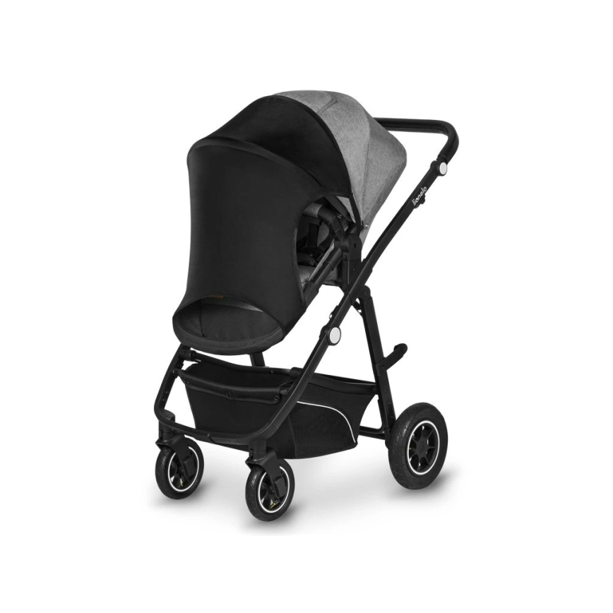 Lionelo - Parasole per passeggino SUN COVER Black Carbon