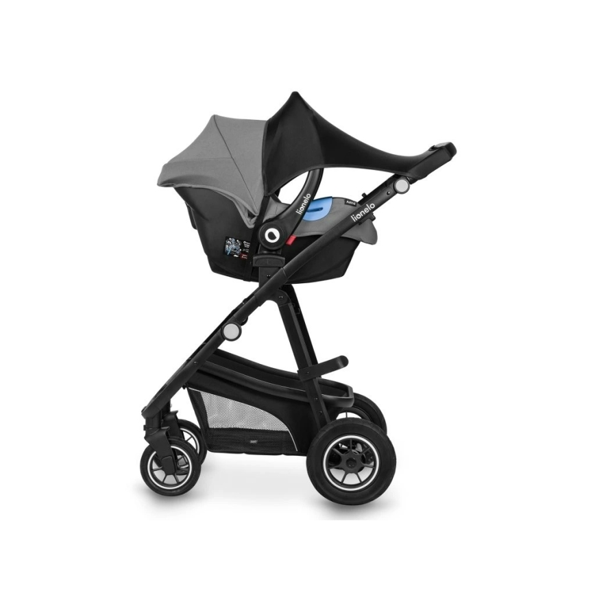 Lionelo - Parasole per passeggino SUN COVER Black Carbon