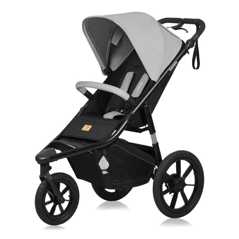 Lionelo - Passeggino AZURA nero/grigio