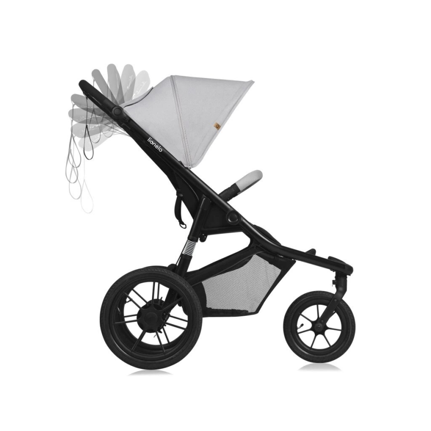 Lionelo - Passeggino AZURA nero/grigio