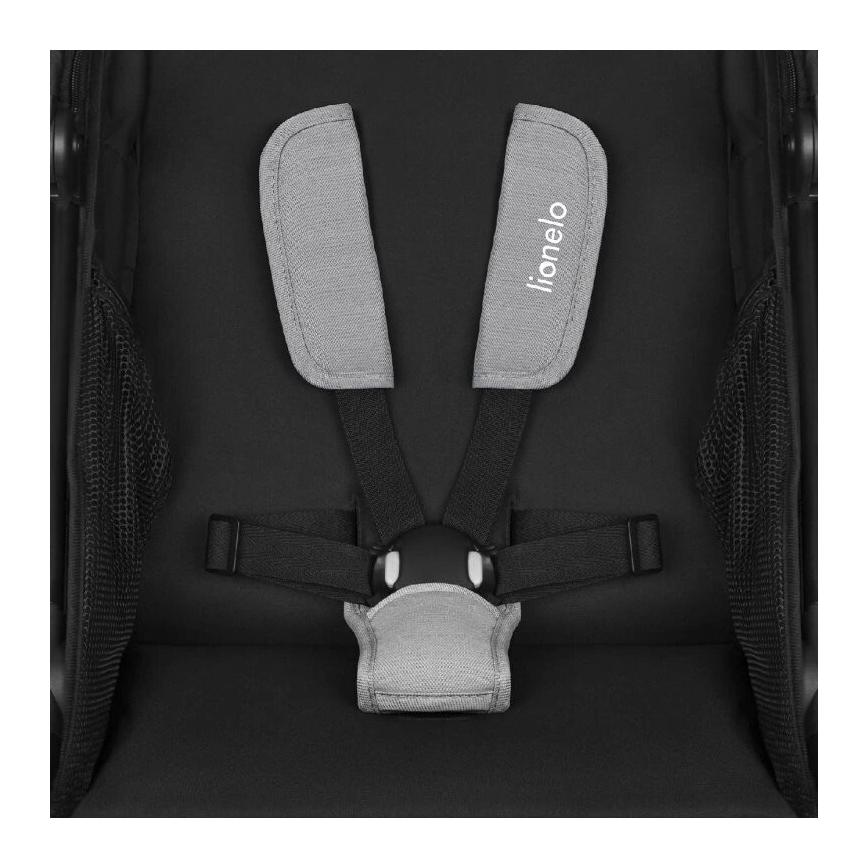 Lionelo - Passeggino AZURA nero/grigio