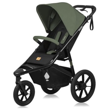 Lionelo - Passeggino AZURA nero/verde