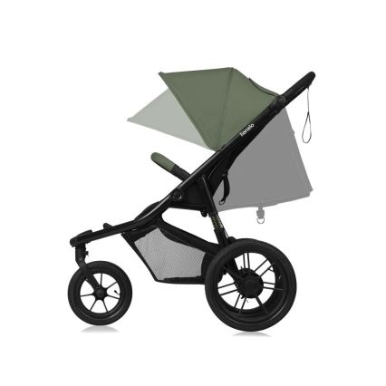 Lionelo - Passeggino AZURA nero/verde
