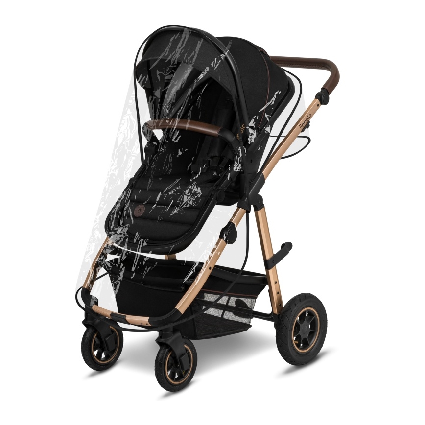 Lionelo - Passeggino combinato 2 in 1 AMBER Black Onyx