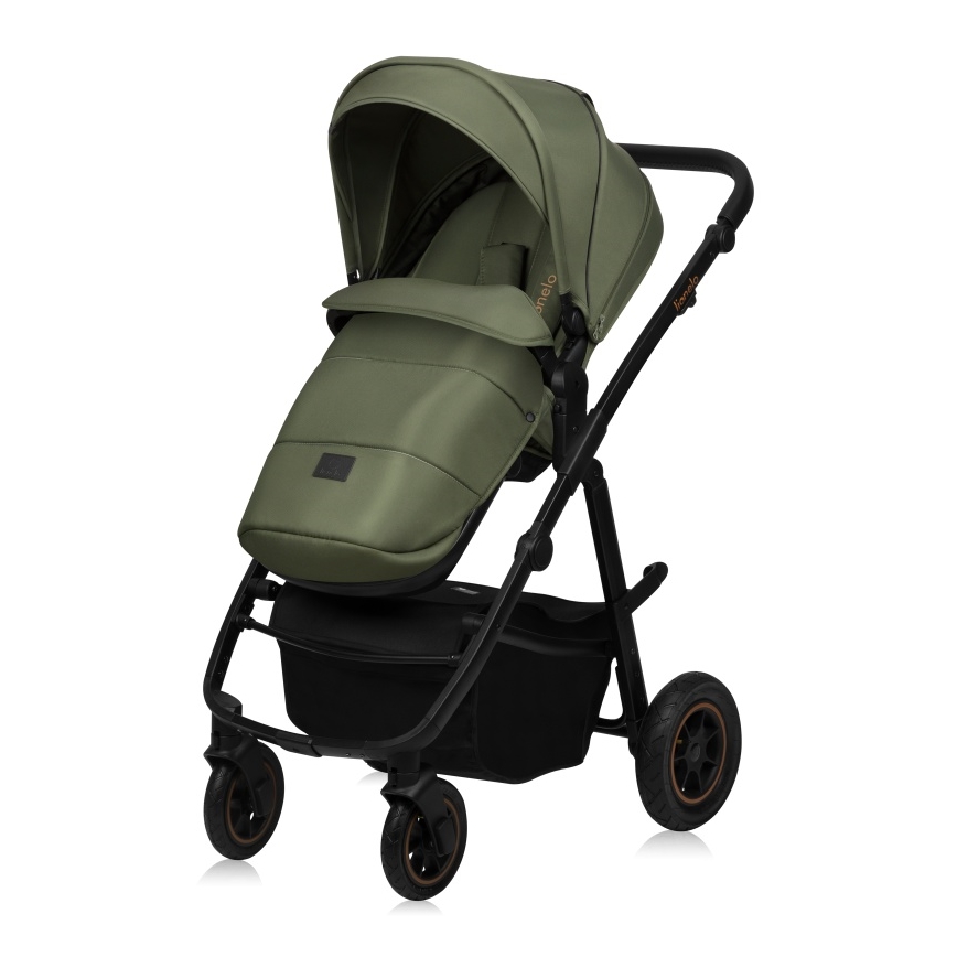 Lionelo - Passeggino combinato 2 in 1 AMBER PLUS Verde Foresta