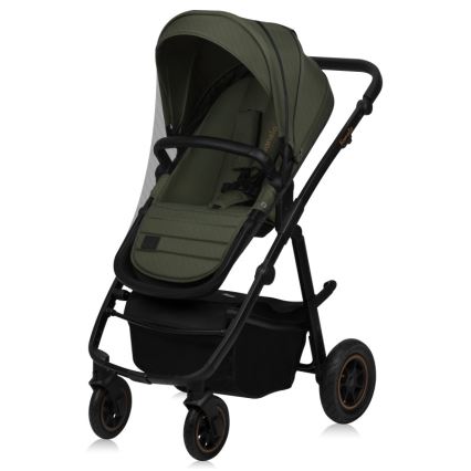 Lionelo - Passeggino combinato 2 in 1 AMBER PLUS Verde Foresta