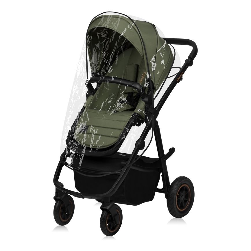 Lionelo - Passeggino combinato 2 in 1 AMBER PLUS Verde Foresta