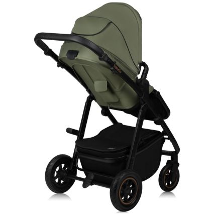 Lionelo - Passeggino combinato 2 in 1 AMBER PLUS Verde Foresta