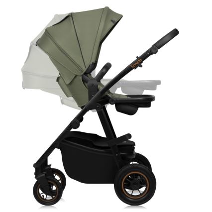 Lionelo - Passeggino combinato 2 in 1 AMBER PLUS Verde Foresta