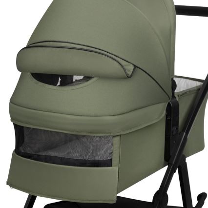 Lionelo - Passeggino combinato 2 in 1 AMBER PLUS Verde Foresta