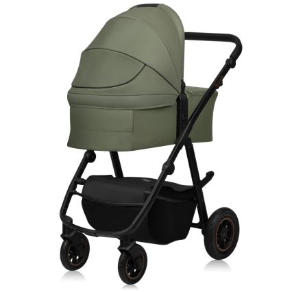 Lionelo - Passeggino combinato 2 in 1 AMBER PLUS Verde Foresta
